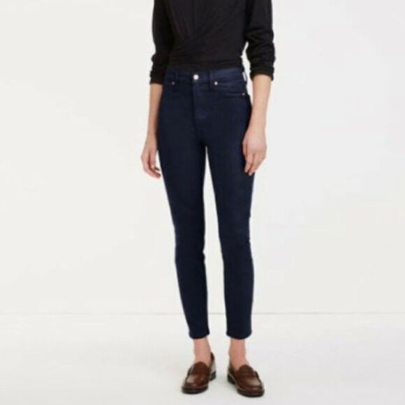 Seven for all mankind Lucy coated leather look jeans size 28 - Picture 1 of 9